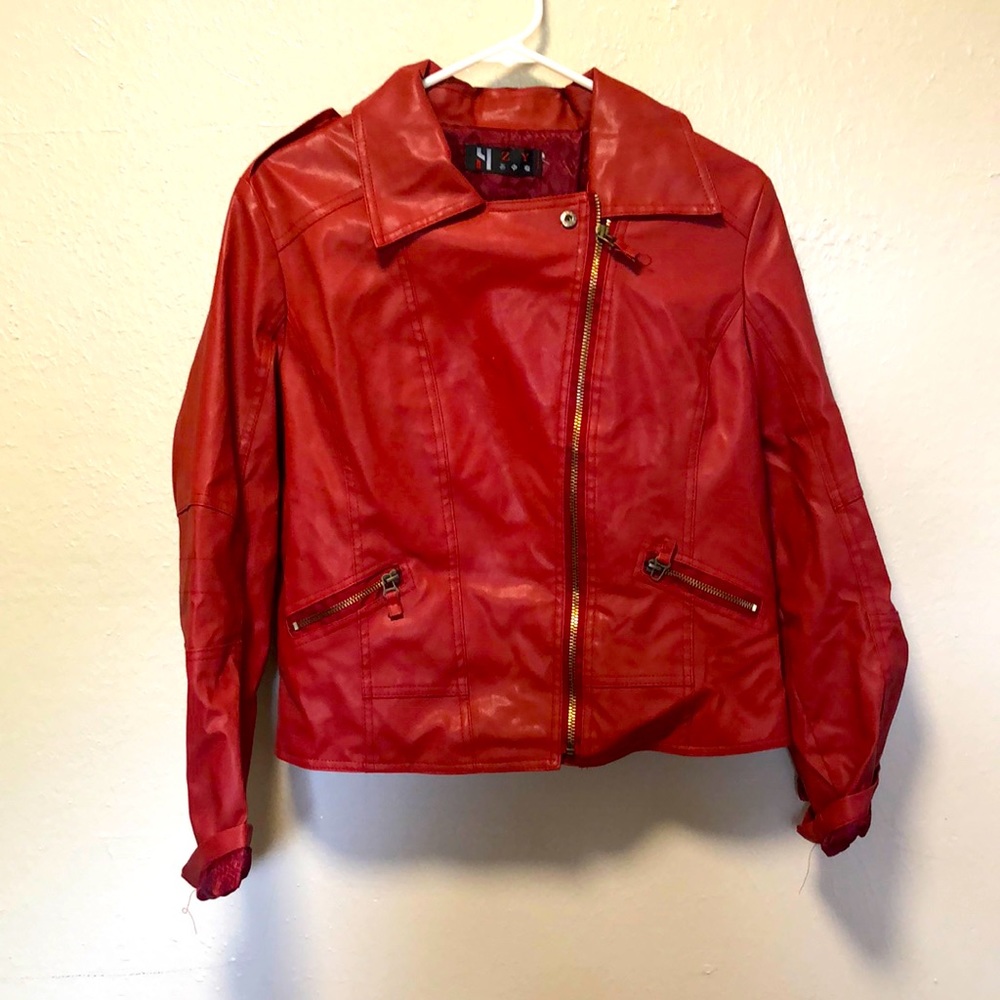 Red jacket